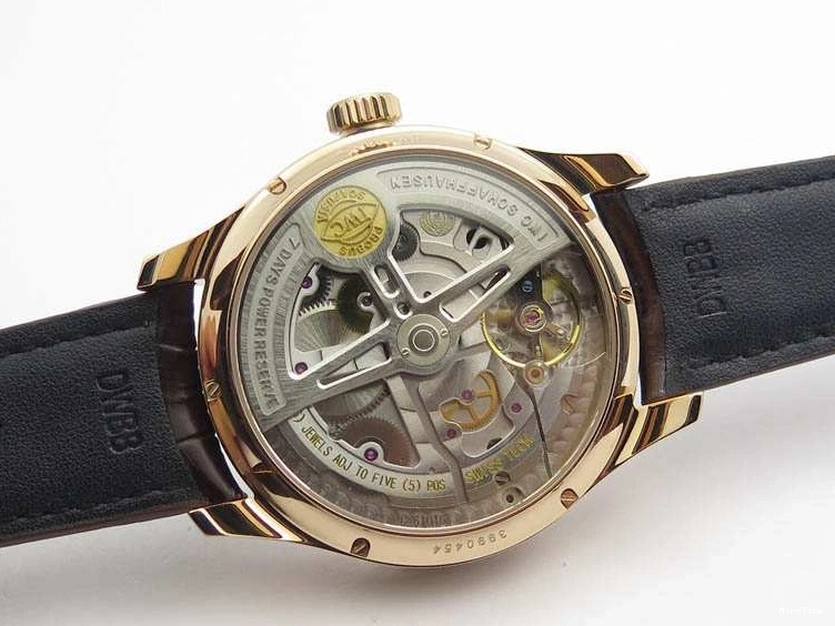 MIROTIME 0817 Portuguese Real PR Real Annual Calendar RG IW503504 YLF 1:1 Best Edition White Dial On Leather Strap A TimelessDesign 7242